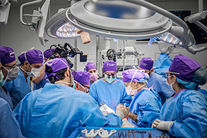 Aaron James receives the first full-eye and partial-face transplant in a surgery at NYU Langone Health that required the teamwork of some 140 health care professionals and lasted more than 20 hours.