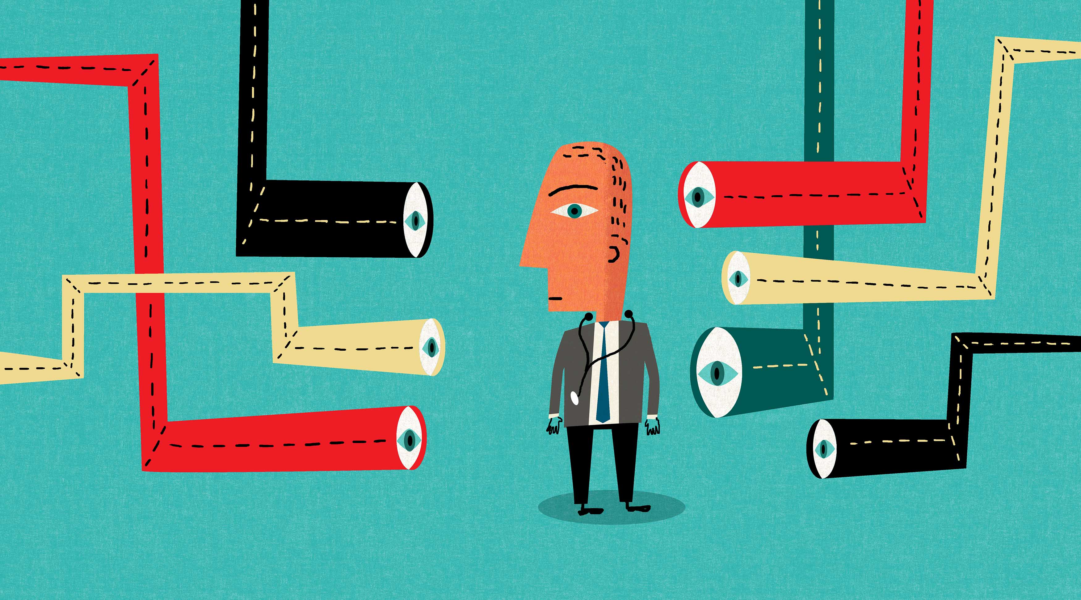 Leading: Differing Expectations of the Department Chair A man looks at different paths